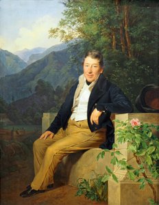 Расми дурнамои қалъаи Баллерой дар Фаронса by Ferdinand Georg Waldmuller